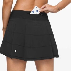 Lululemon Pace Rival Skirt (Tall) Black (Second Release) Size 10